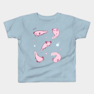 Cute axolotls Kids T-Shirt